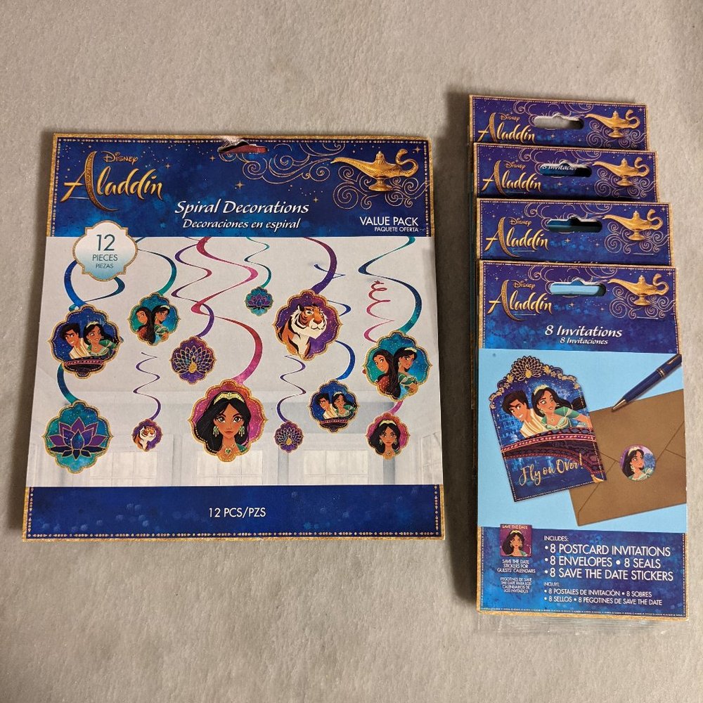 Aladdin Party Supply Bundle (Brand New)